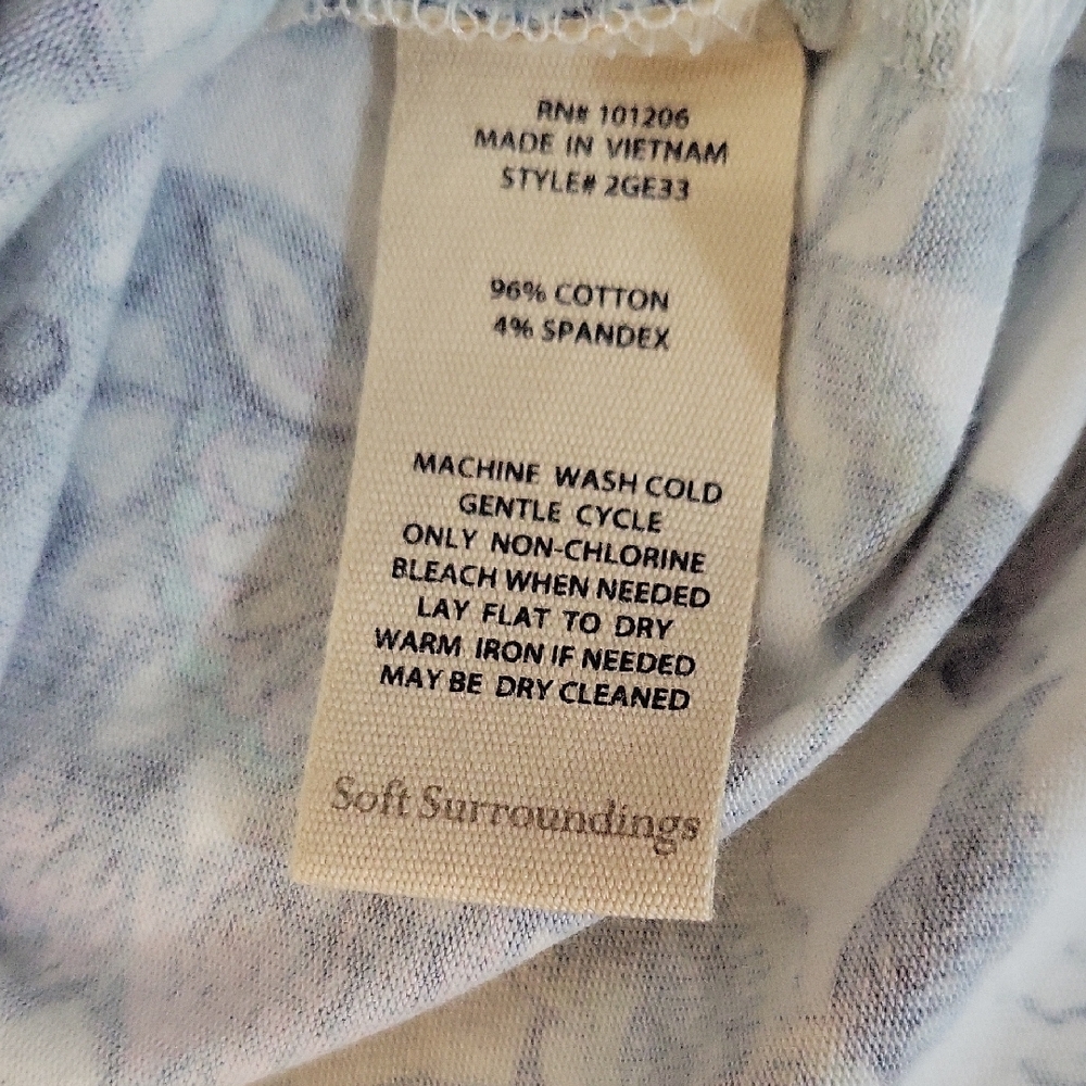 Soft Surroundings Soft Essentials Pima Cotton 3/4… - image 5